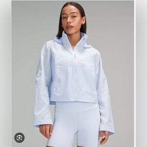 NWT Lululemon Lightweight Relaxed-Fit Vented Jacket windmill Blue L